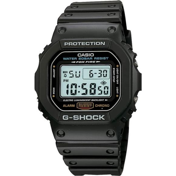 Casio Men's G-Shock Quartz Watch with Resin Strap, Black, 20 (Model: DW5600E-1V) - Picture 2 of 5